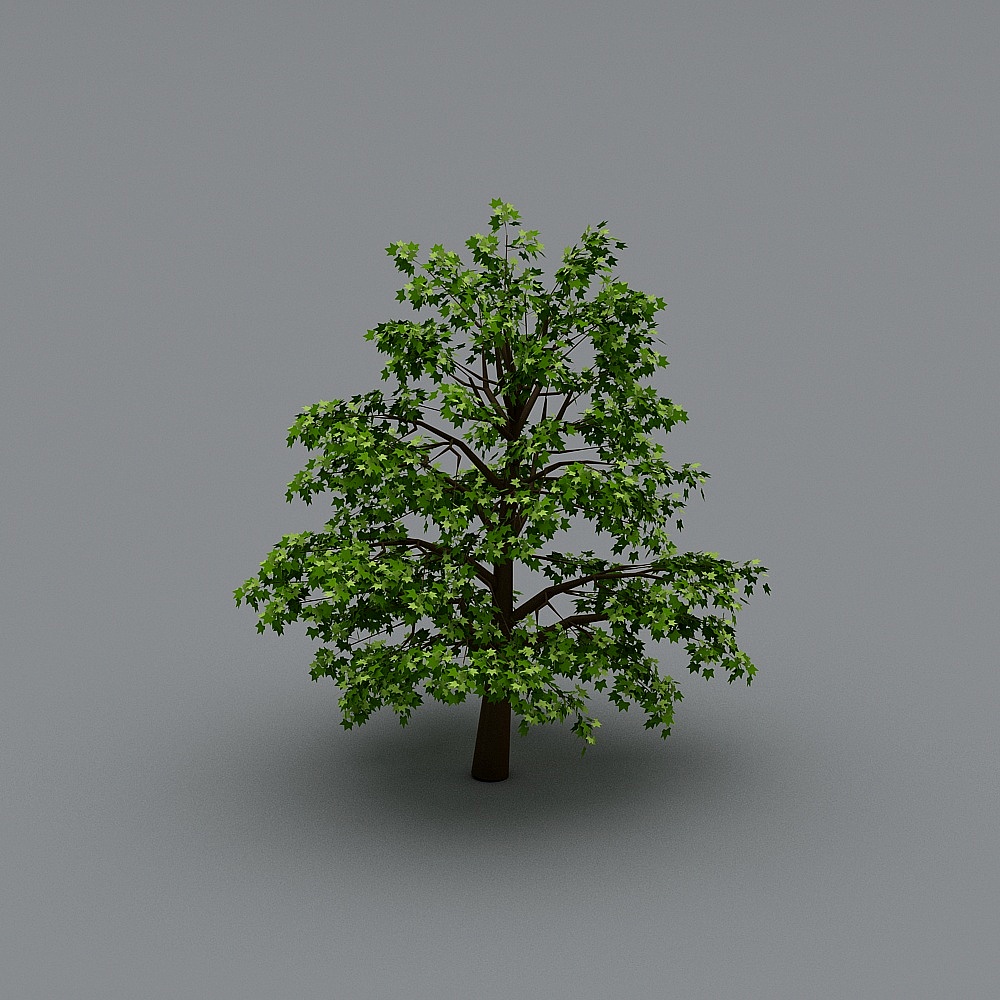 Forest Guardian 3D model - Lively Low Poly Tree