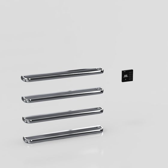 Urban Light Strip Low-Poly 3D Model