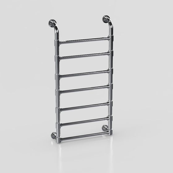 Sleek Towel Rack 3D model for Modern Interiors