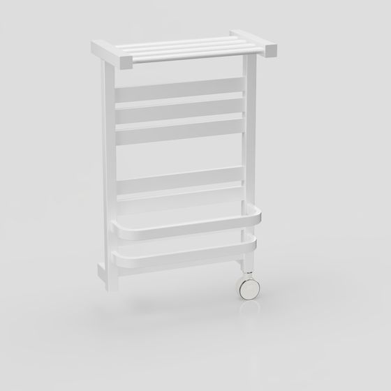 Minimalist Bathroom Rack 3D Model