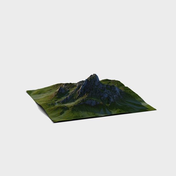 Mountain Majesty 3D model