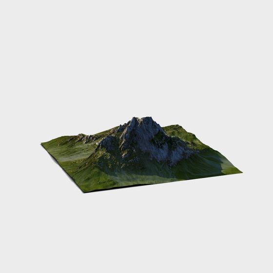 Mountain Majesty 3D model