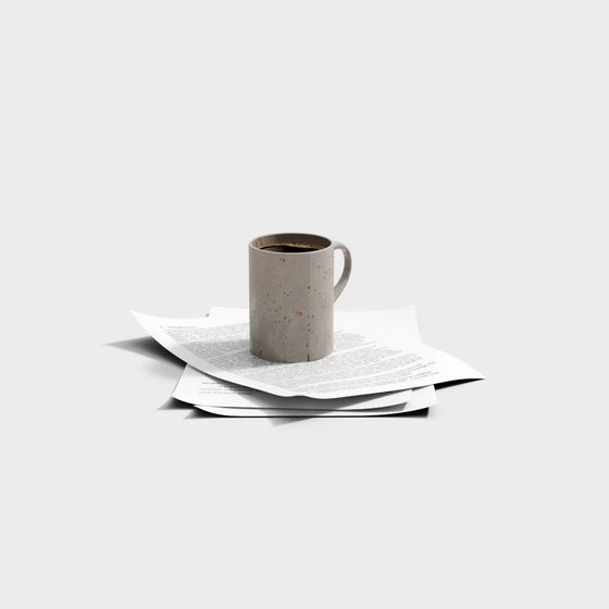 Morning Coffee Cup 3D model