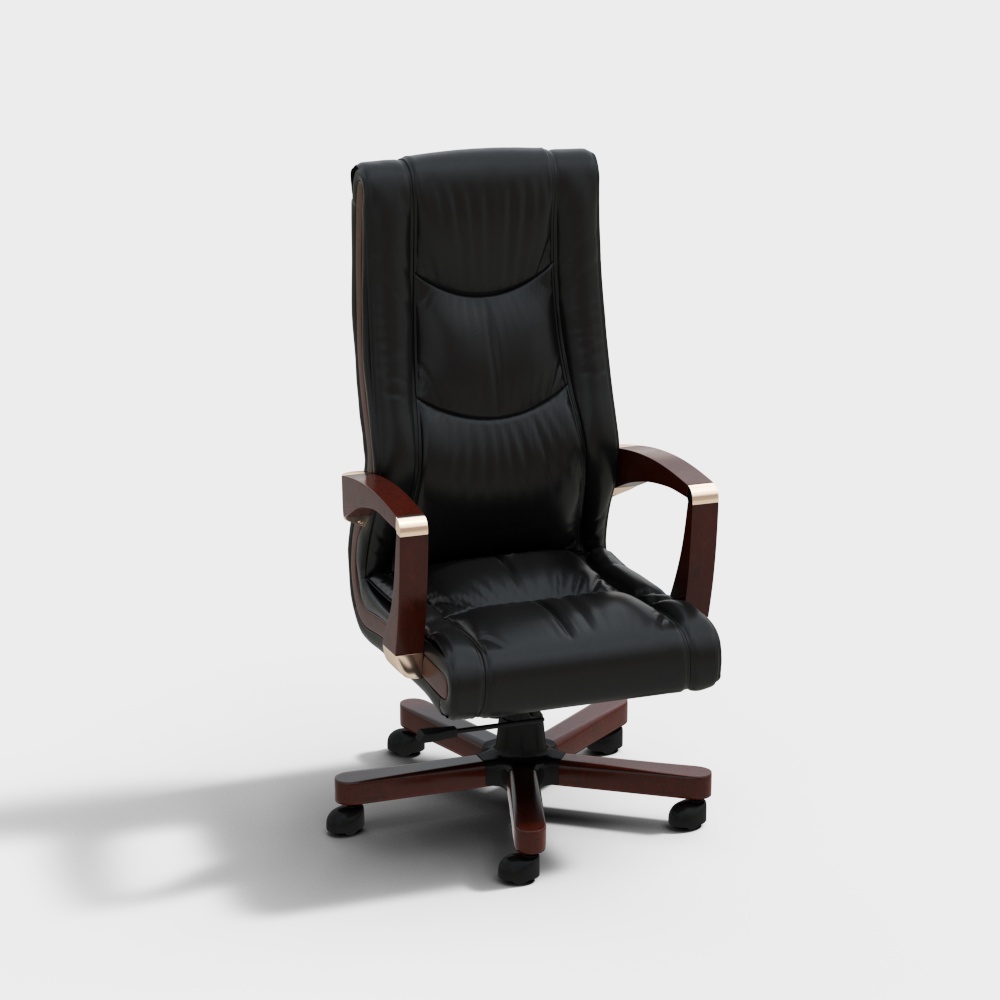 Elegant Office Chair 3D Model for Modern Workspaces