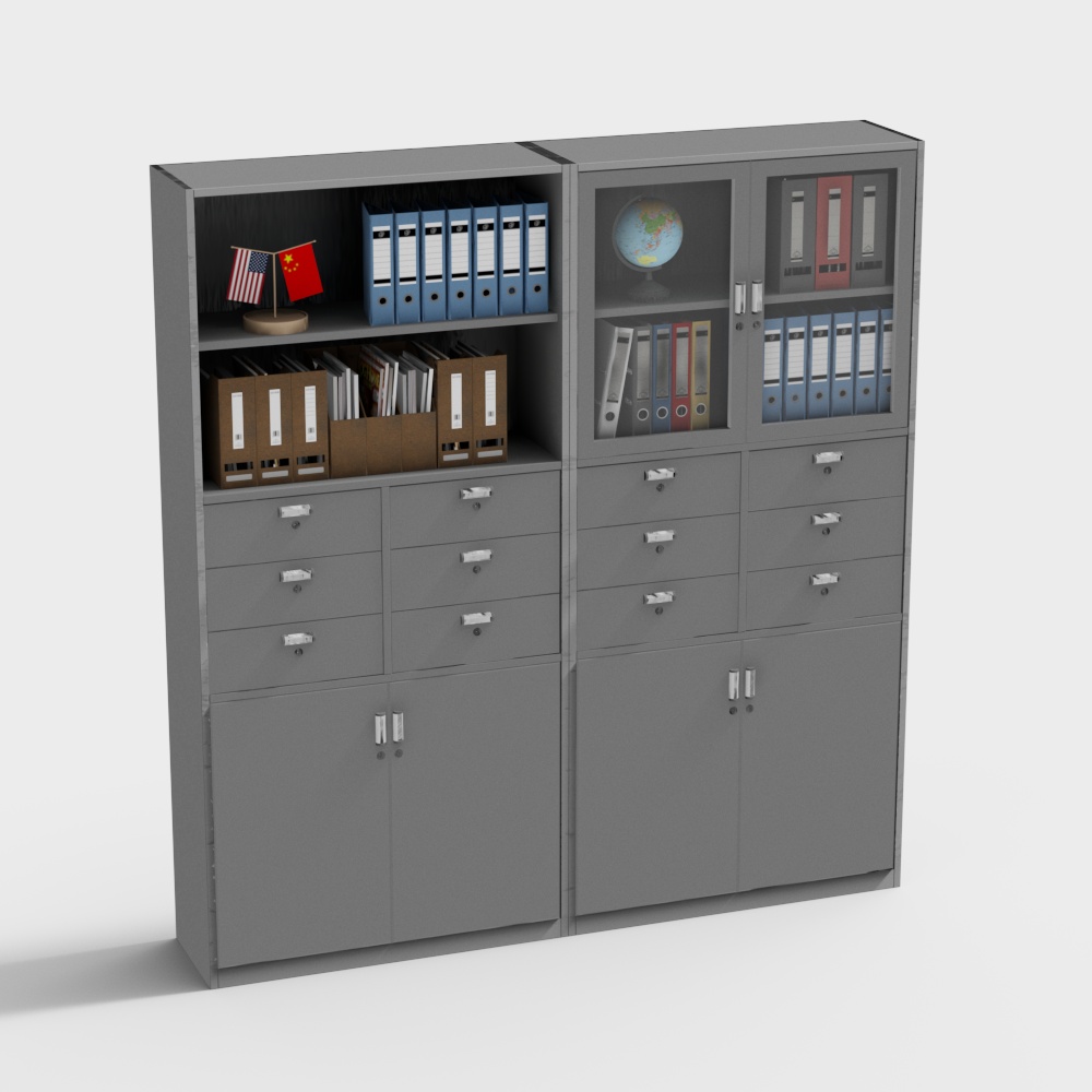 Modern office filing cabinet