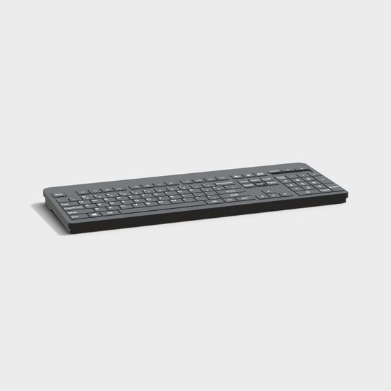 Sleek Minimalist Keyboard 3D model