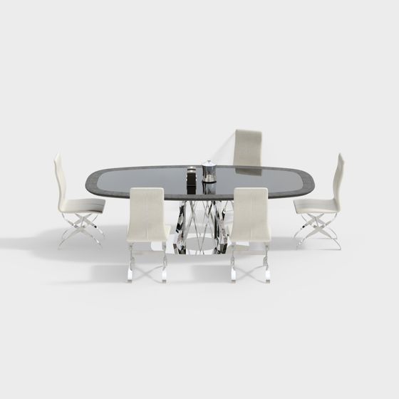 Urban Lounge 3D model for Modern Spaces