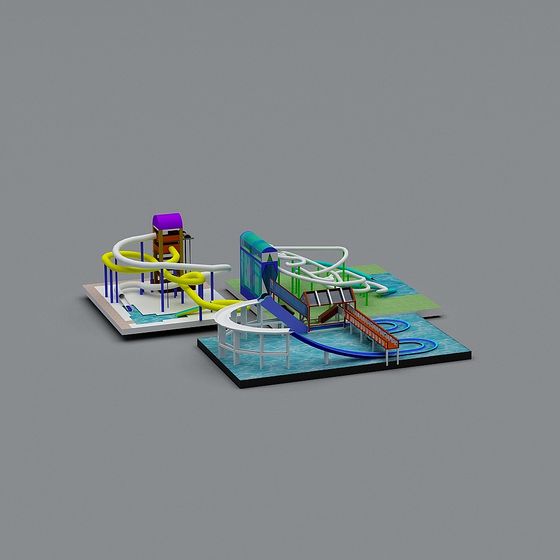 Water Park Fun Zone 3D model