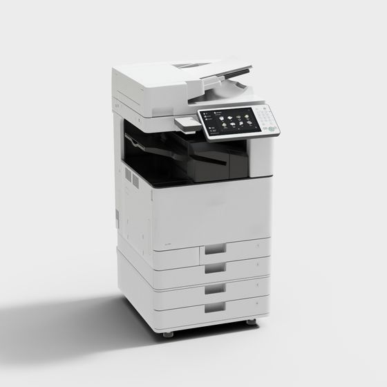High-Realism Multifunctional All-in-One Printer 3D model