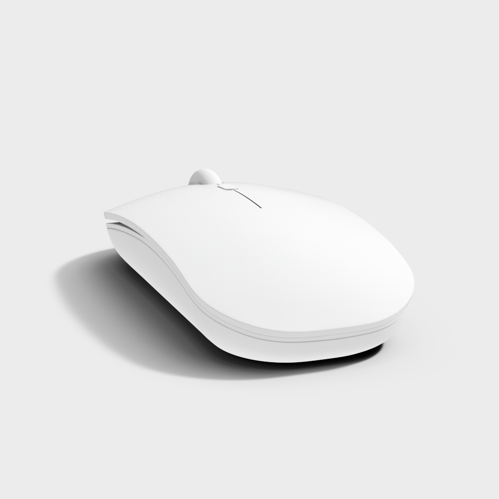 Minimalist 3D Mouse Model for Designers