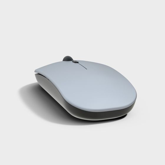 Sleek Wireless Mouse 3D model for Creative Projects