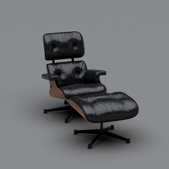 เก้าอี้เลานจ์ Eames ไม้