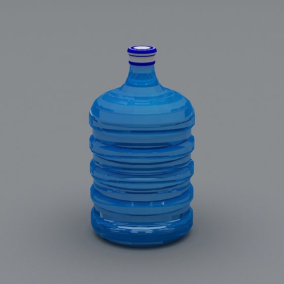 Modern Large Water Bottle 3D model