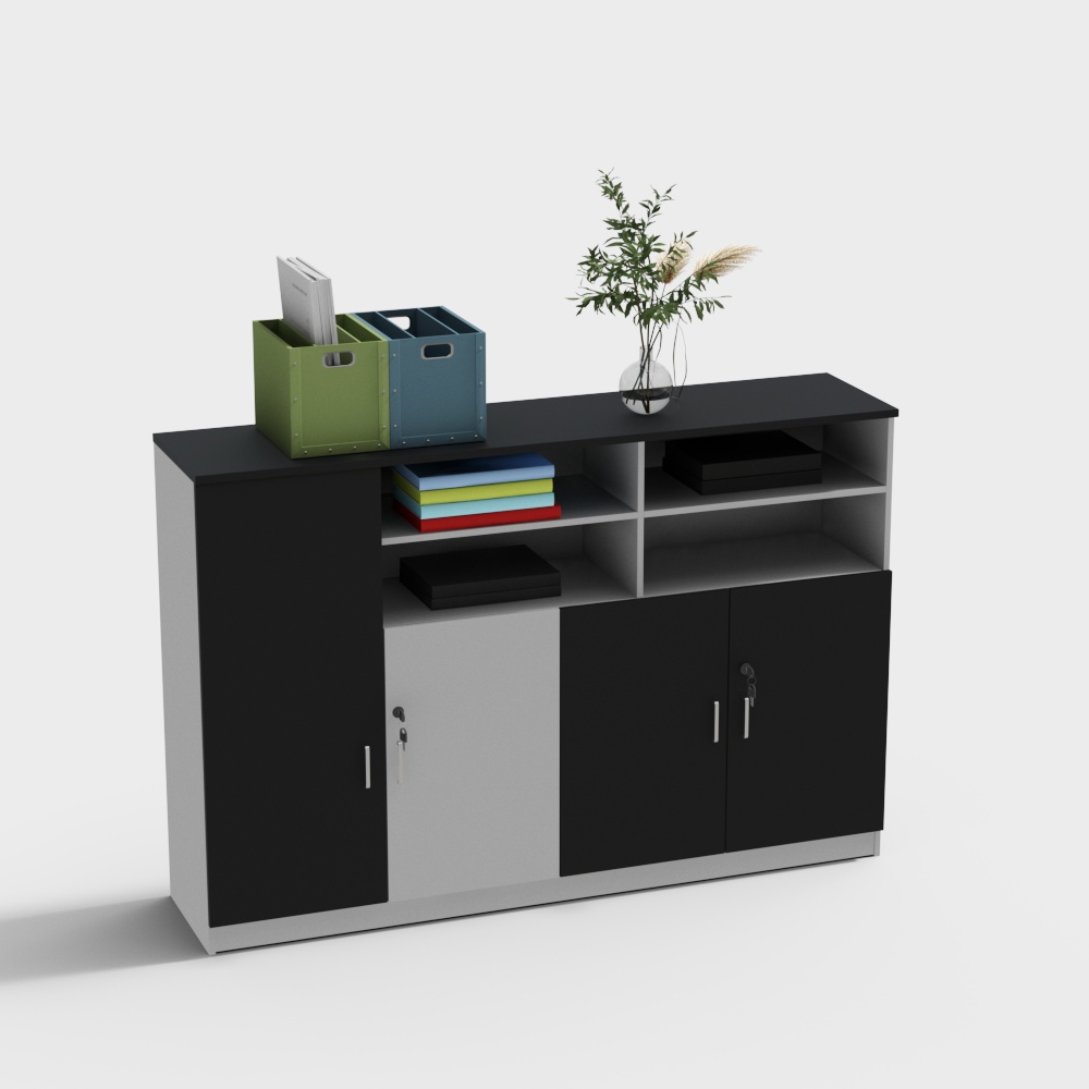 Modern office filing cabinet