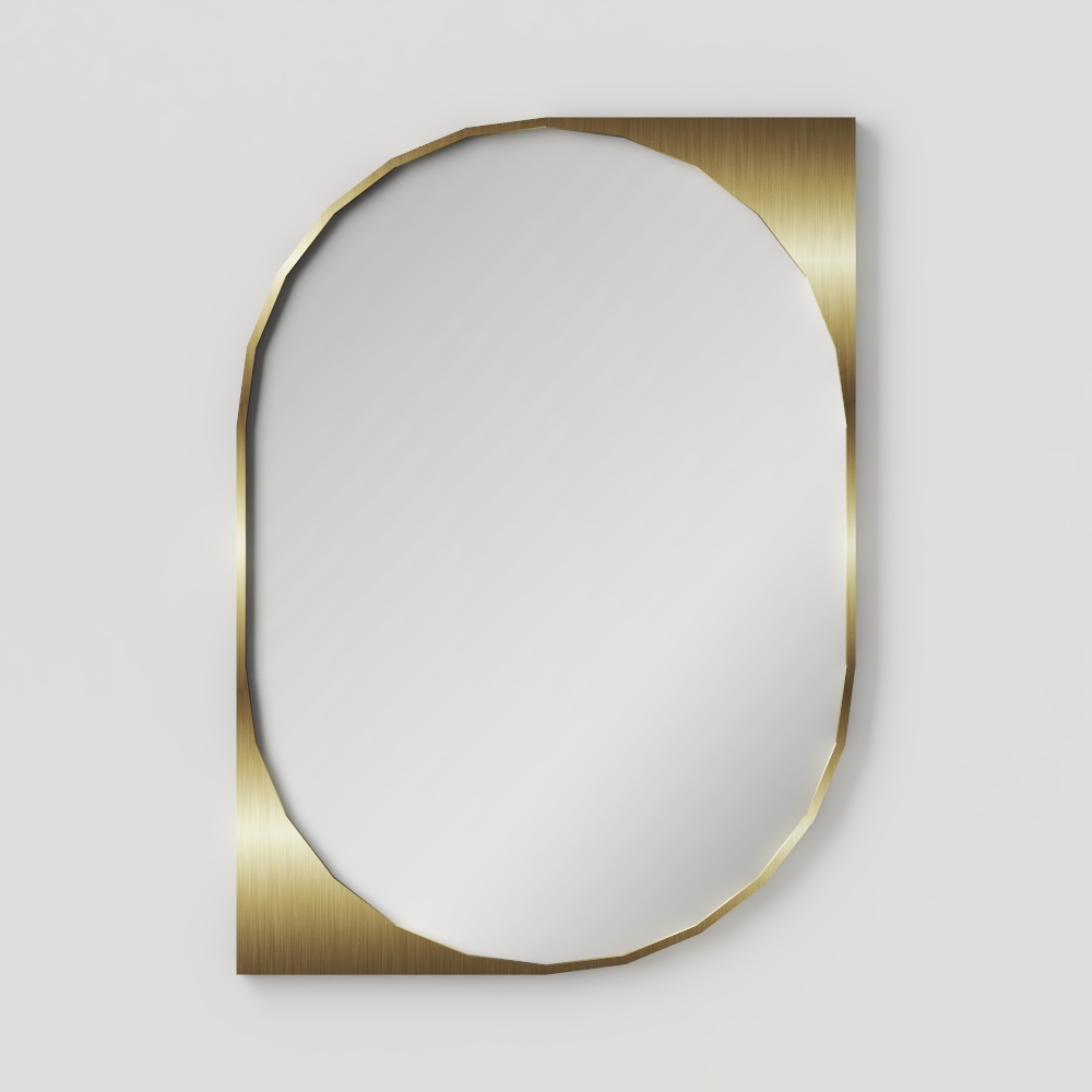 Miroir mural en métal œil de chat West Elm