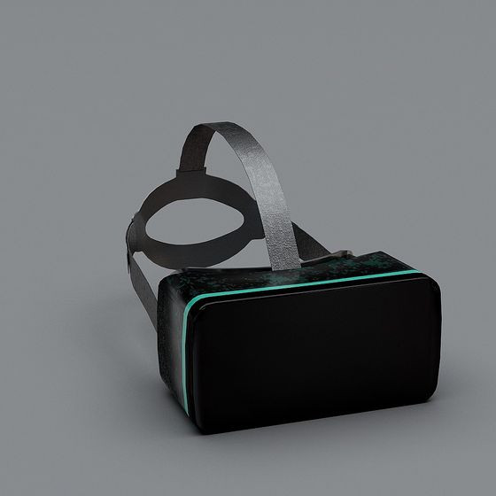 Immersive Futuristic VR Headset 3D model
