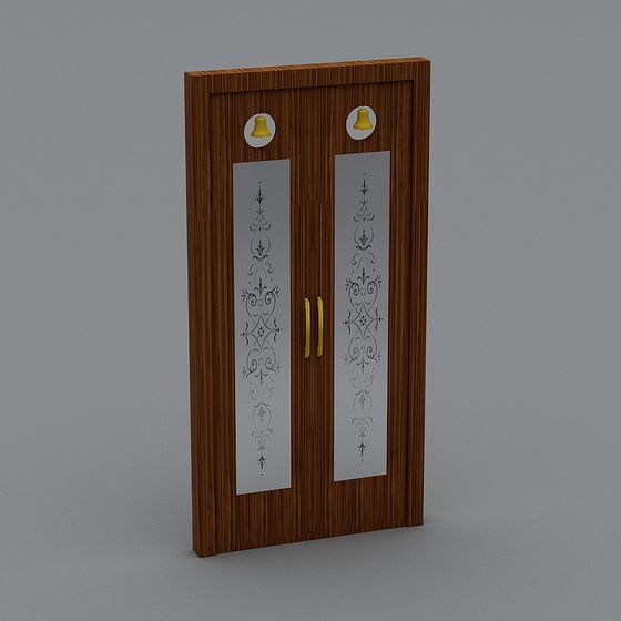 Vintage Door 3D model for Modern Design