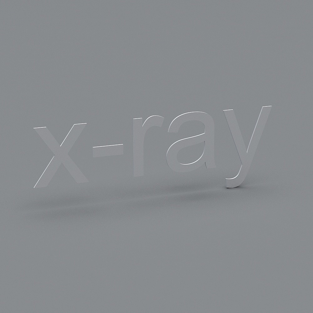 Low Poly X-Ray 3D Model