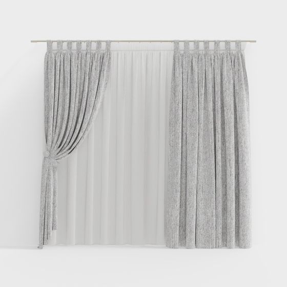 Комплект объемных штор