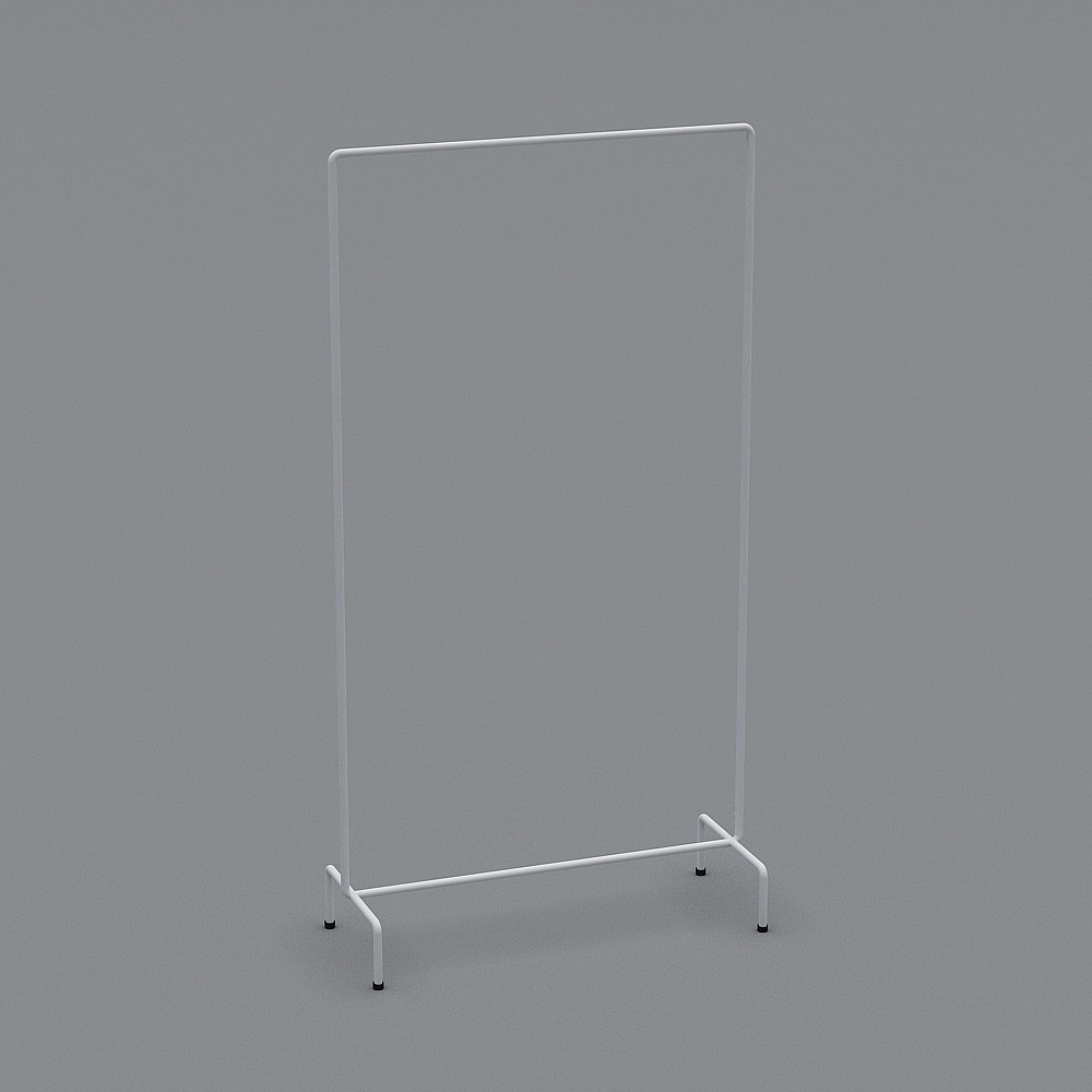 Minimalist Clothing Rack 3D model