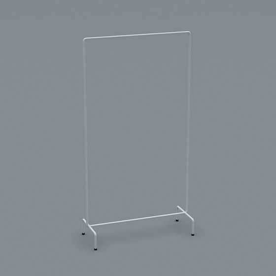Minimalist Clothing Rack 3D model