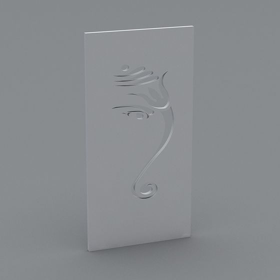 Seahorse Relief 3D model
