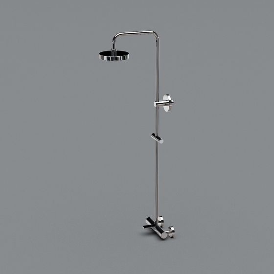 Modern Minimalist Shower System 3D Model