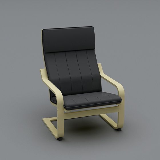 Stylish Low-Poly Chair 3D model for Modern Interiors
