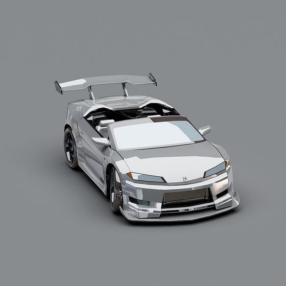Futuristic High-Performance Sports Car 3D model