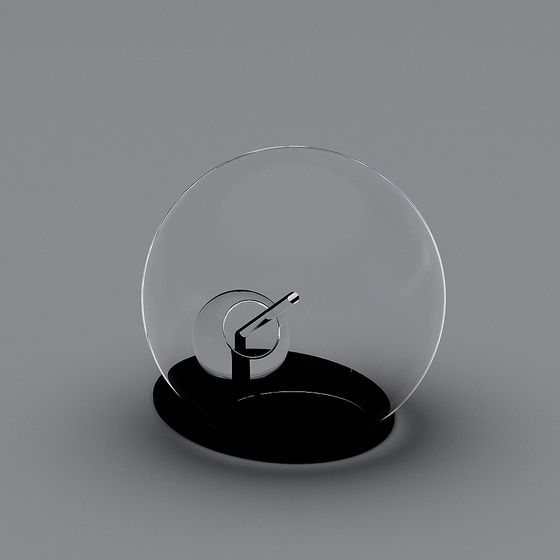 Sphere Showcase 3D model for Modern Spaces