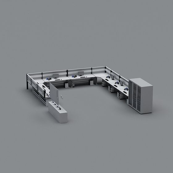 Modern Office 3D model for Creative Projects