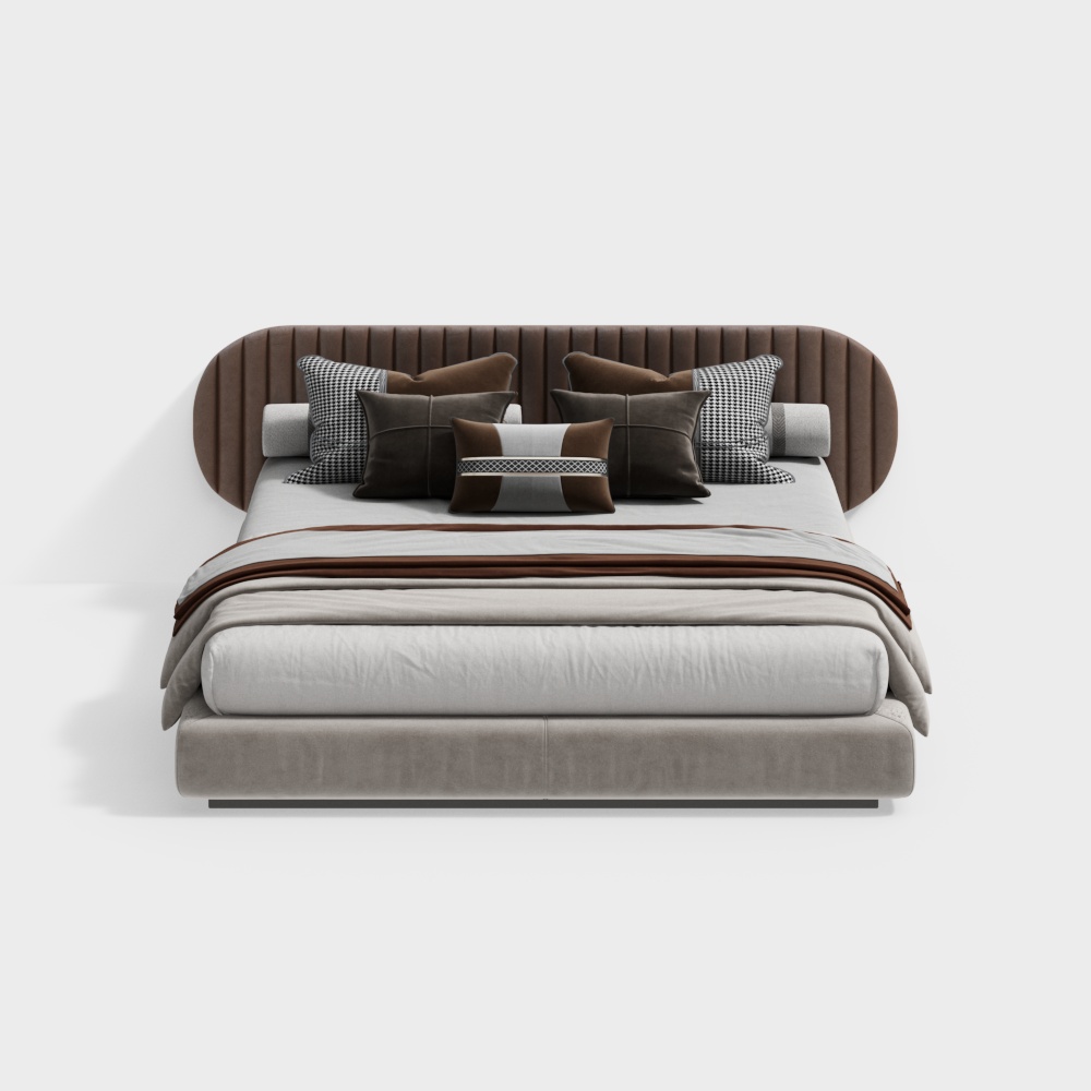Modern Double Bed Set