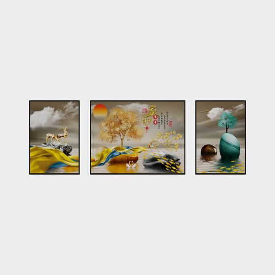 Dreamy Nature-Inspired 3D Art Models