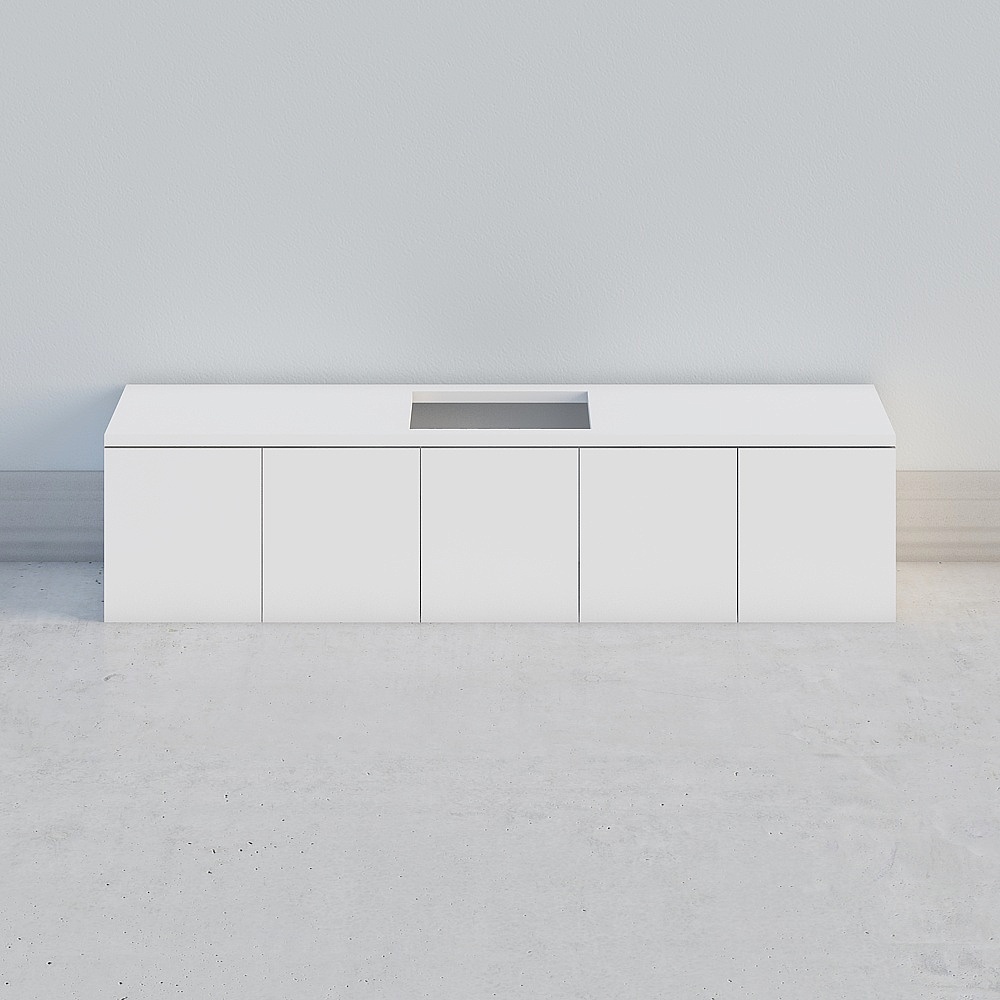 2000 Hängendes Waschbecken Unterbau