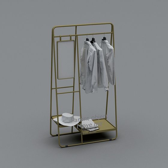 Elegant Minimalist Hanger 3D Model