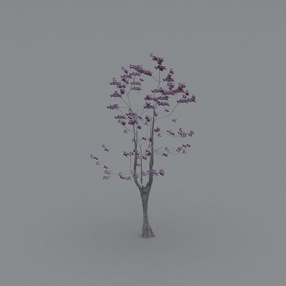 Purple Dream Tree 3D model for Creative Designs