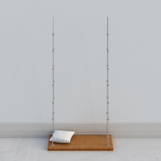 Stylish Hanging Swing Frame 3D model for Creative Projects
