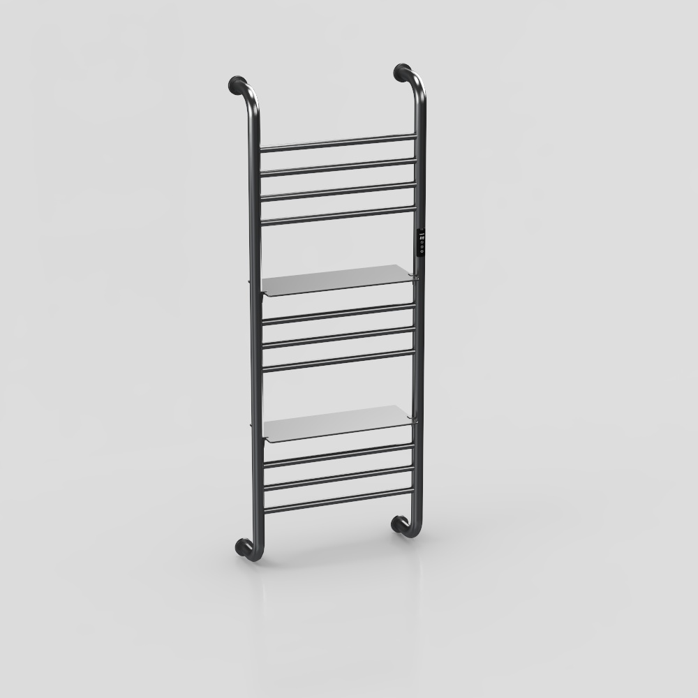 High-end modern model-carbon fiber electric towel rack-L06 gun gray