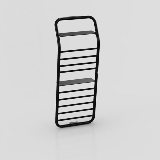 Stylish Minimalist Bookshelf 3D model
