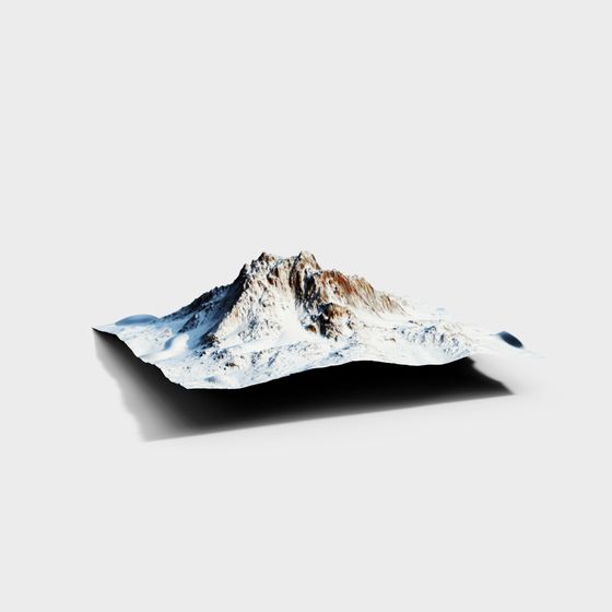 Montagna di Neve Realistica