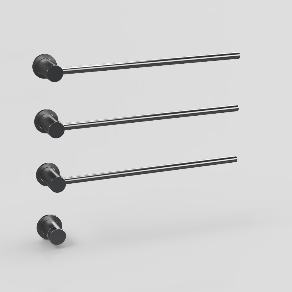 Minimalist Low-Poly Towel Rack 3D model