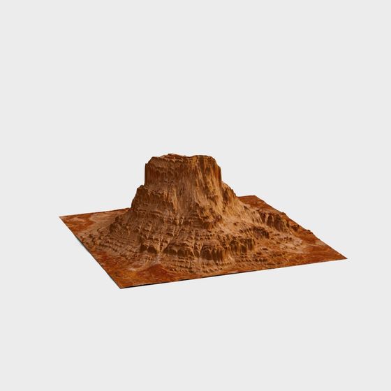 Desert Monolith 3D model