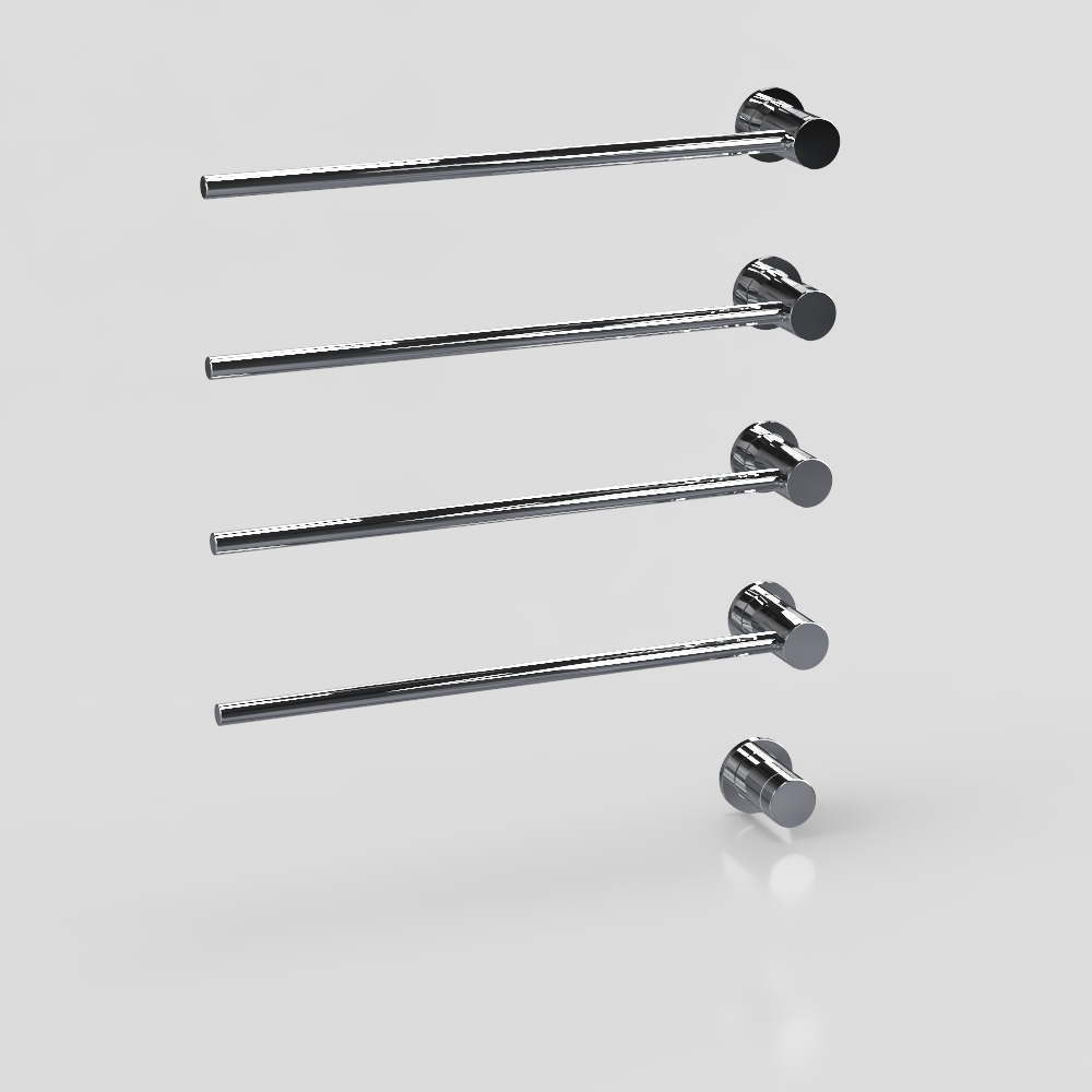 Ultra-high-end villa model-carbon fiber electric towel rack-G16 chrome plating