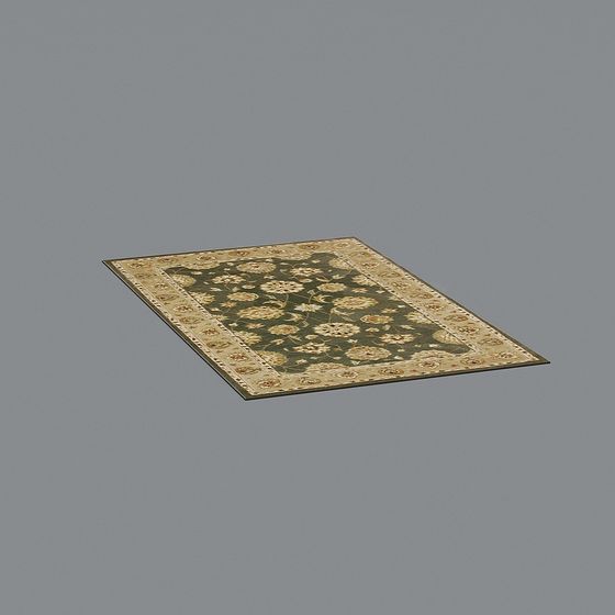 Vintage Rug 3D model for Elegant Interiors