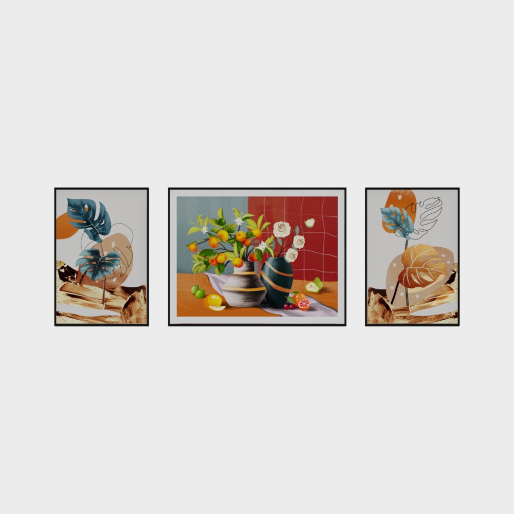 DRAGON DESIGN - Nordic modern simple decorative painting