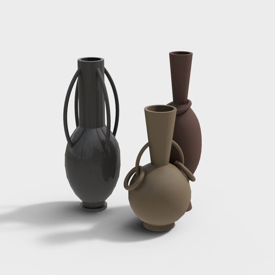 Elegant Vase 3D model for Interior Design