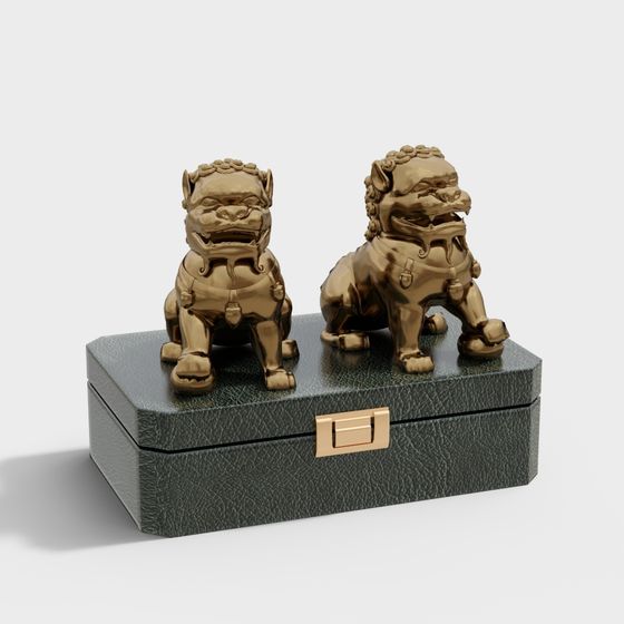 Guardian Beast 3D Model - Low Poly Design