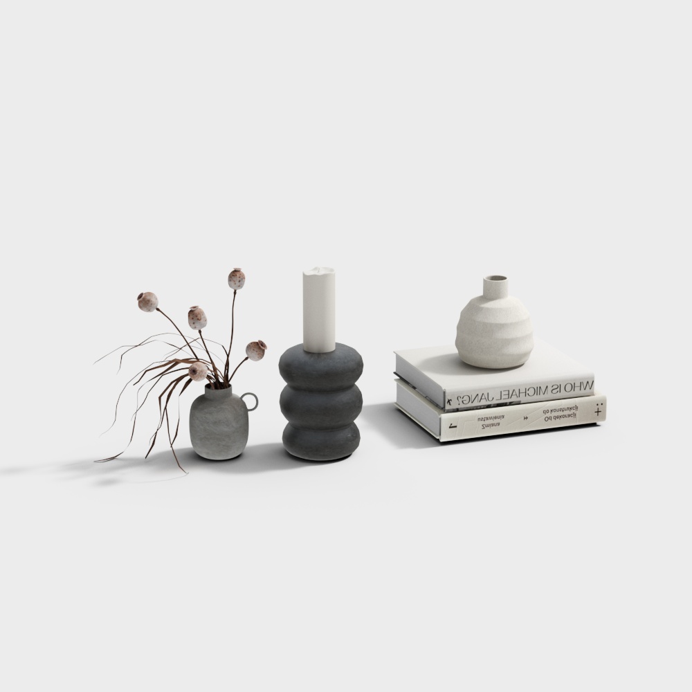 Wabi-sabi style jewelry set