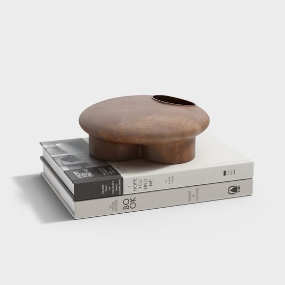 Unique Low-Poly 3D Model with Vintage Rust Effect