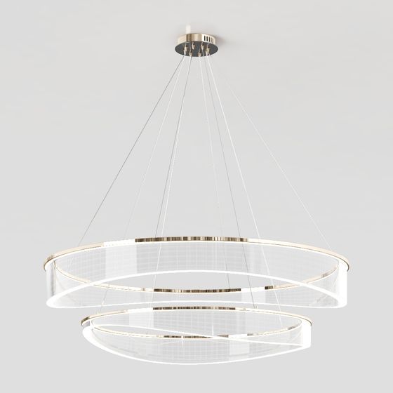 Ring Light 3D model - Stunning Chandelier Design